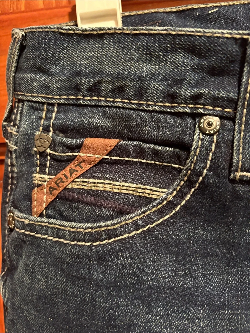 Ariat Slim Straight Jeans in Dark Indigo
